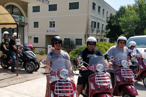 Corfu: Half-Day Scooter Tour with Wine & Olive Oil Tasting Vespa Scooter - 1 Person/Vespa (Motorcycle License Required)