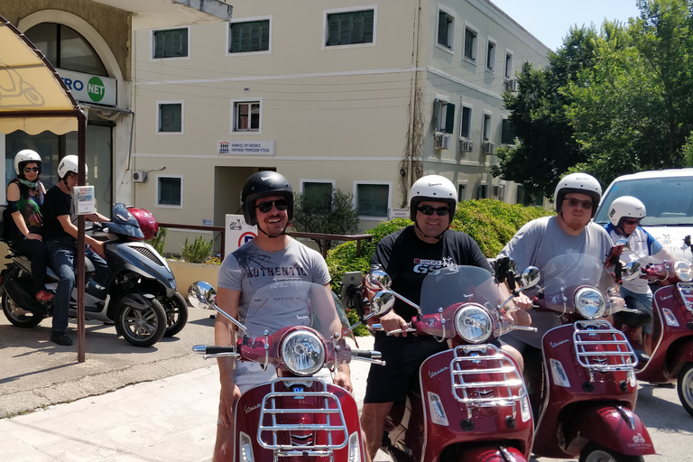 Corfu: Half-Day Scooter Tour with Wine & Olive Oil Tasting Vespa Scooter - 1 Person/Vespa (Motorcycle License Required)