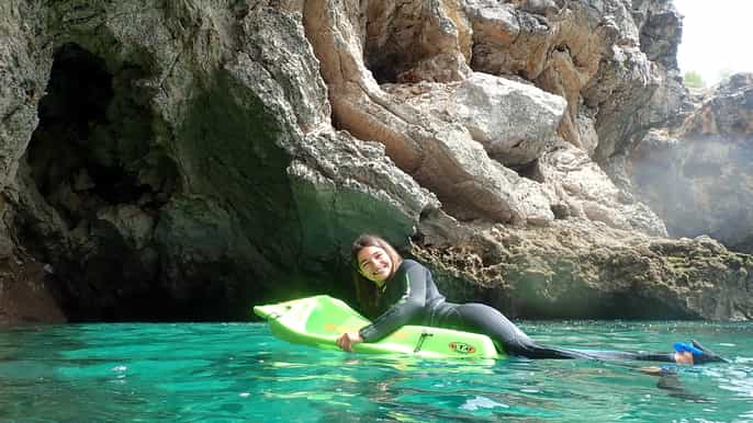 sesimbra exploração aquática com pracha seaview