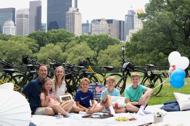 New York City: Noleggio bici per tutto il giorno e picnic a Central Park