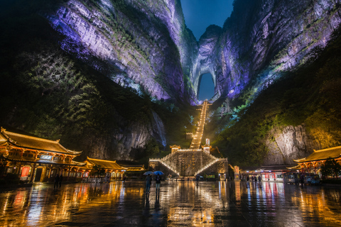 Tianmen Mountain: E-Ticket & Multilingual Guide Options Route A: City Cableway Up & Express Cableway Down