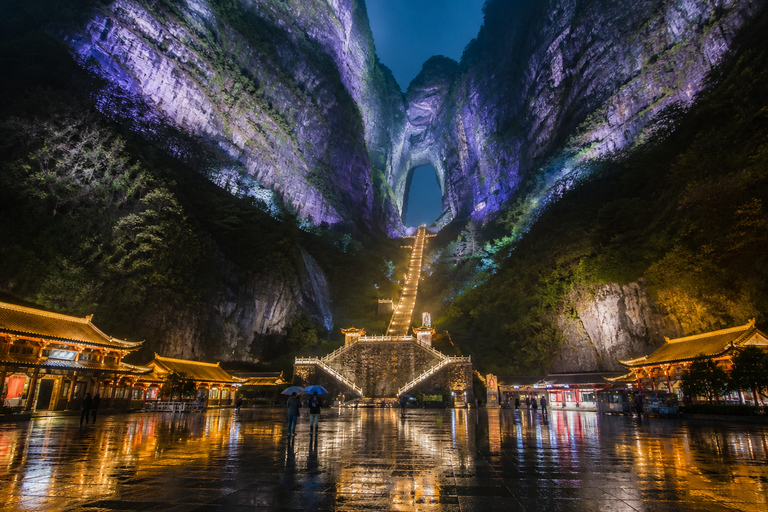 Tianmen Mountain: E-Ticket & Multilingual Guide Options Route A: City Cableway Up & Express Cableway Down