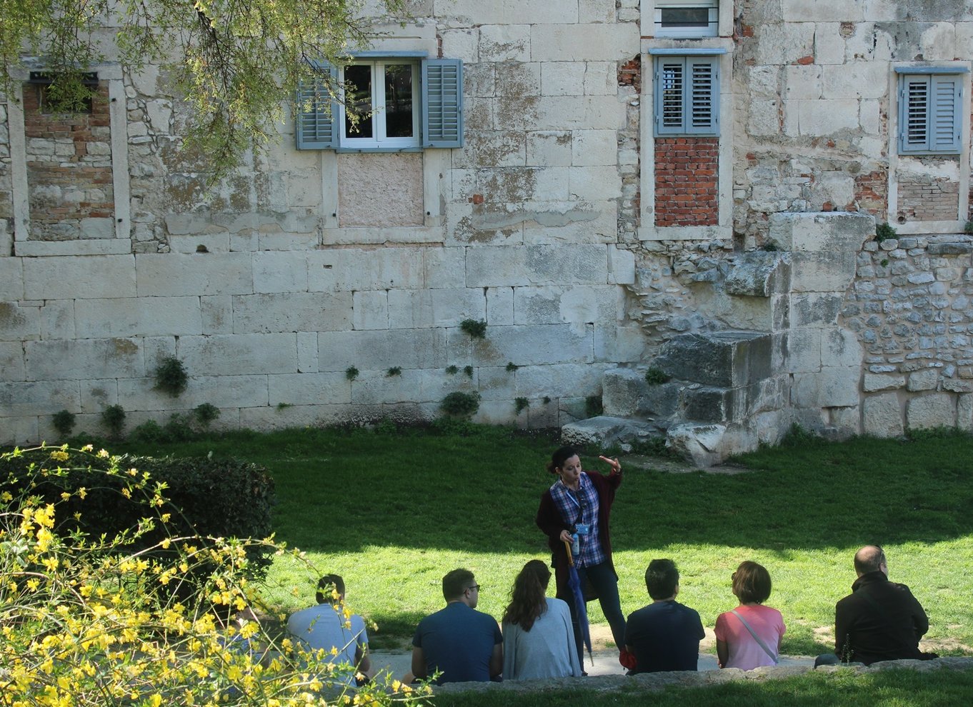 Split: Byvandring i den gamle bydel og Diocletian-paladset