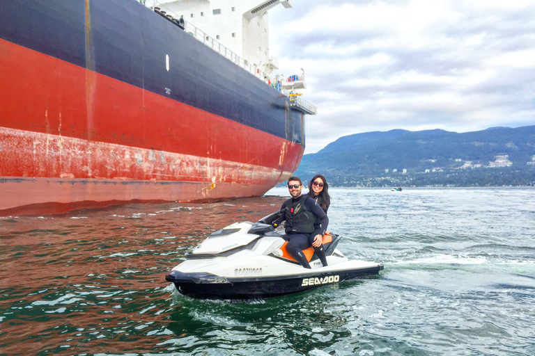 Vancouver: Excursión matinal en moto acuáticaOpción de moto de agua para un solo piloto