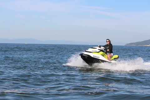 Vancouver: Excursión matinal en moto acuáticaOpción de moto de agua para un solo piloto