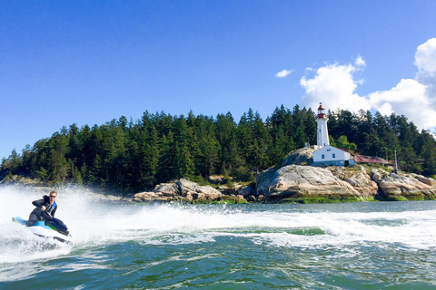 Vancouver: Ocean Jetski-ochtendtourSingle Rider Jetski-optie