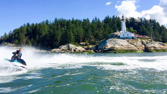 vancouver ocean jetski morning tour