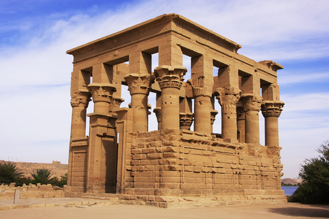 From Aswan: Philae Temple & Motorboat Tour to Nubian Village