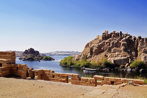 De Aswan: Templo de Philae e excursão de lancha à vila núbia