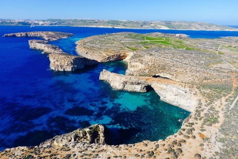 Gozo et Malte: Location de bateaux privés Comino Blue-LagoonMalte Location Bateau Privé Comino Blue-Lagoon