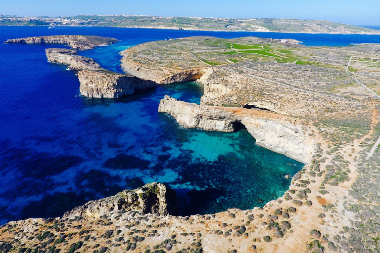 Gozo et Malte: Location de bateaux privés Comino Blue-LagoonMalte Location Bateau Privé Comino Blue-Lagoon