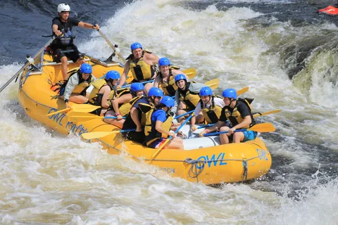 Rzeka Ottawa: Rafting na białej wodzie z lunchem BBQ
