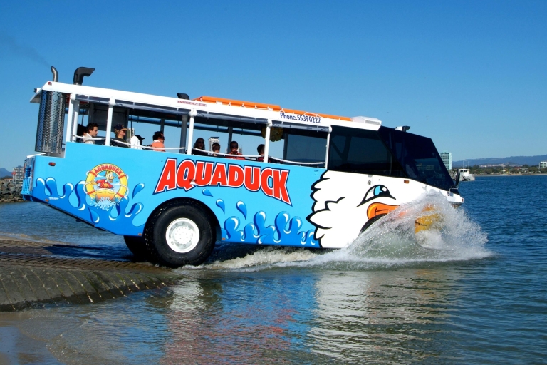 Gold Coast: Aquaduck Stadtrundfahrt und FlusskreuzfahrtGold Coast: Aquaduck City Tour und Flusskreuzfahrt