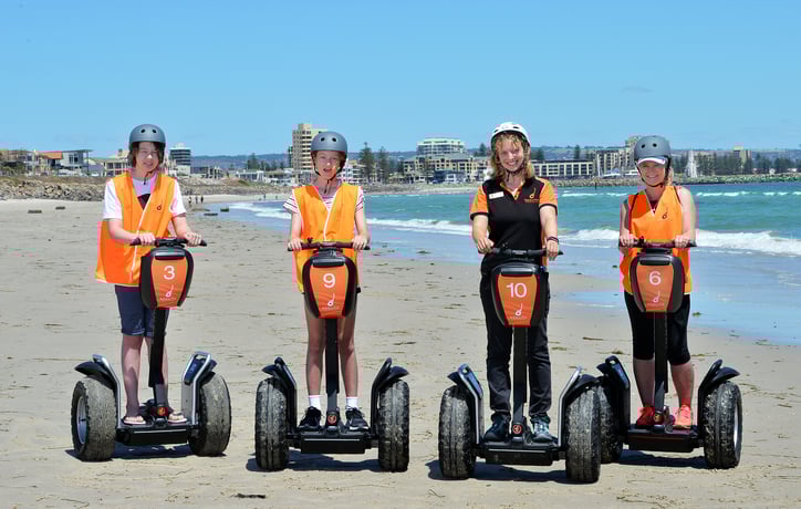 Аделаида: Segway Tour вдоль побережья Гленелга