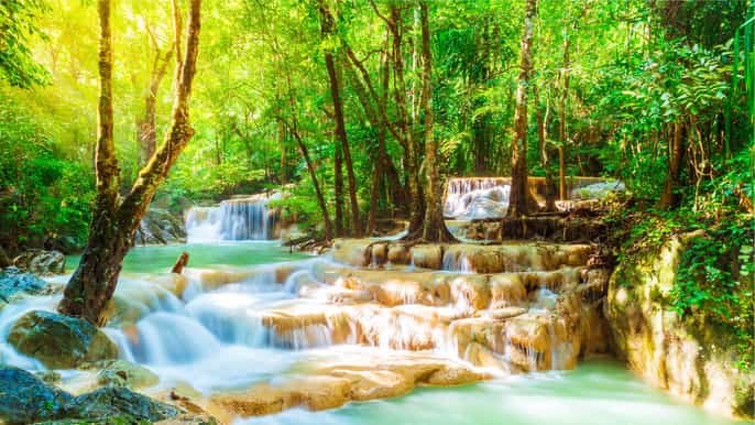 erawan national park and kanchanaburi small group tour