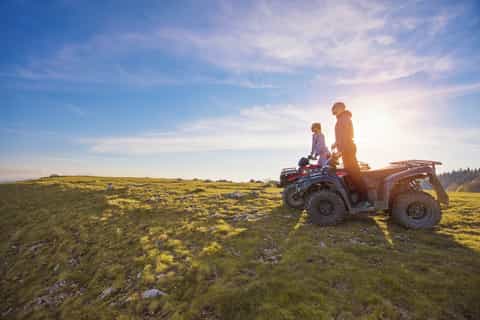 Rovaniemi: Midnight Sun, ATV Ride During The Golden Hour