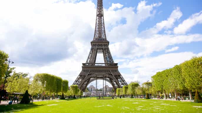 paris eiffel tower stair climb to floor 2 w/ summit option
