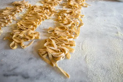 Montepulciano: Frische Pasta bei einem Einheimischen zu Hause