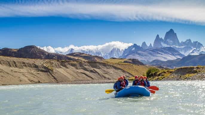 from el calafate fullday rafting adventure in el chaltén
