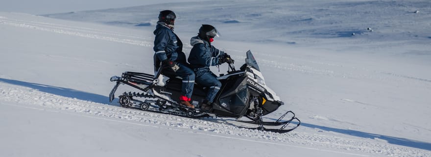 Depuis Gullfoss : Excursion en motoneige sur le glacier Langjökull