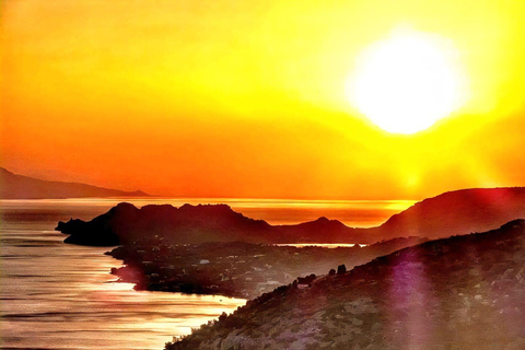 Athens: Cape Sounio & Temlpe Poseidon Swimming & Sunset Tour Sunset Tour with swimming