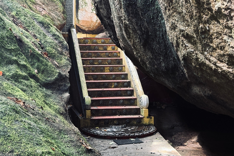 From Colombo: Cave Temples, Jungle Trek & Waterfall Swim