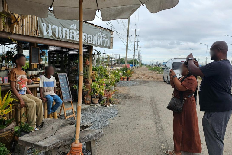 Mercado de trens (Rom Hub), mercado flutuante e passeio pelo Lago Salgado