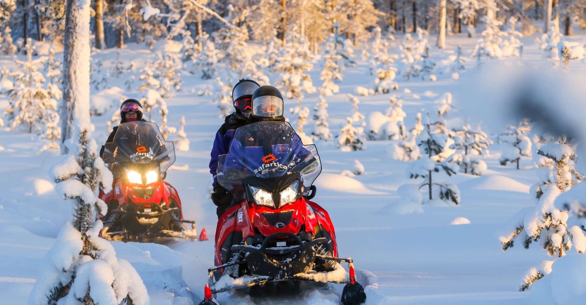 Besuch in Santa's Village und Snowmobiling auf der Rentier Farm - Hizvo