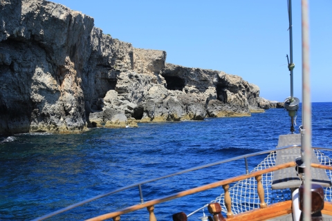 Malta: dagtrip Comino, Blauwe Lagune en grotten