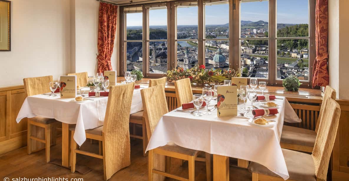 Salzburg: Best of Mozart Fortress Concert and Dinner