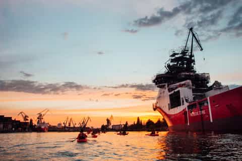 Gdansk: Evening Kayak Tour