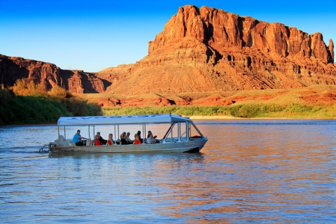 Moab: Colorado River Sunset Boat Tour with Optional Dinner Moab: Colorado River Sunset Boat Tour without Dinner