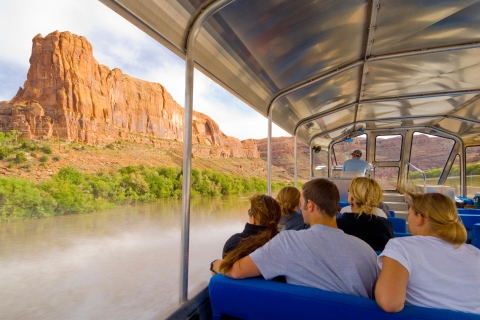 Moab: excursion en bateau au coucher du soleil sur le fleuve Colorado avec dîner en optionMoab : excursion en bateau au coucher du soleil sur le fleuve Colorado sans dîner