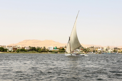 Luxor: 2 días en la ribera oeste y este con almuerzo y paseo en falucaTour grupal de 2 días sin tarifas de entrada