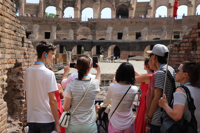 Rom: Colosseum, Forum Romanum &amp; Palatinkullen tur m / biljettTurné på engelska