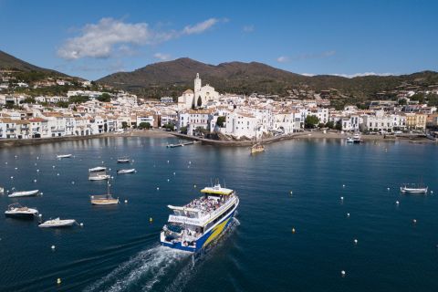 De Roses/S. Margarita : Excursion en bateau sur la côte catalane de Cadaqués