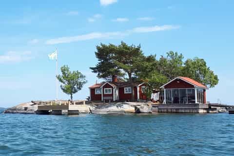 Stockholm Schärengarten: 1 Stunde mit Festrumpfschlauchboot