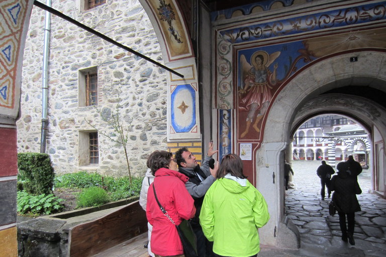 Ab Soﬁa: Tagestour Kloster Rila & Kirche von BojanaTagestour Kloster Rila & Kirche von Bojana mit Audioguide