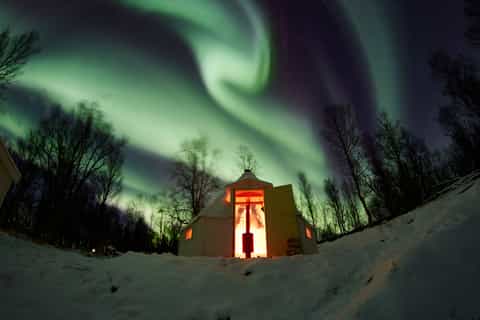 Tromso: Overnight Lavvo stay with Fjords, Whales & Aurora