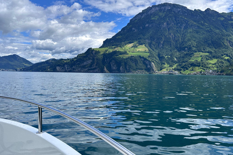 Lake Lucerne: Private Luxury Boat Cruise