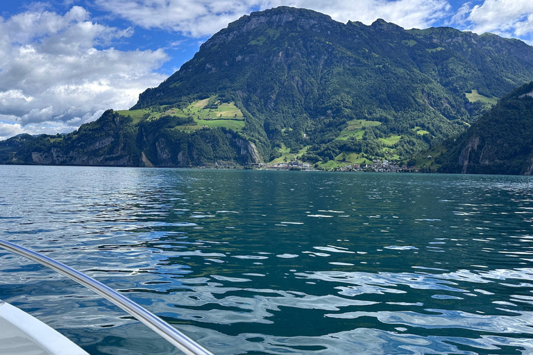 Lake Lucerne: Private Luxury Boat Cruise