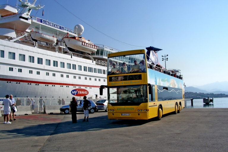 Ajaccio: Town Highlights and Coast Open-Top Bus Tour