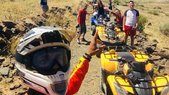 from marrakech lalla takerkoust lake quad bike experience