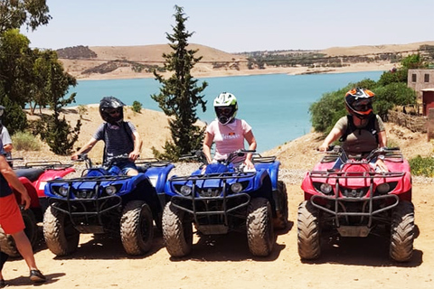 Desde: Marrakech: Lalla Takerkoust Lake Quad Bike Experience