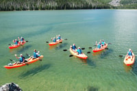 Bend, demi-journée de la visite des lacs Cascade Kayak - Hizvo