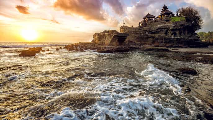 bali tanah lot temple guided sunset tour