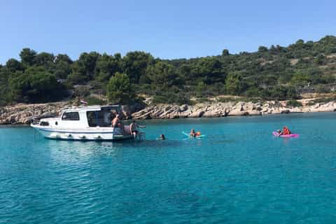 Da Trogir: Blue Lagoon Private Tour con barca tradizionale