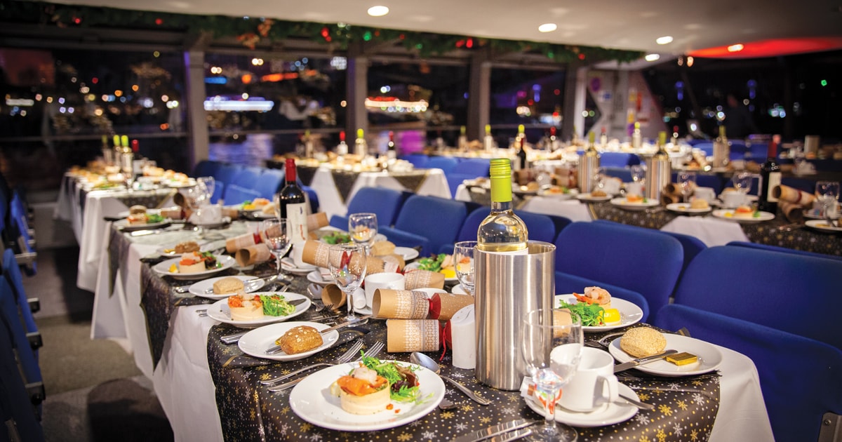 London Christmas Party Dinner Cruise GetYourGuide