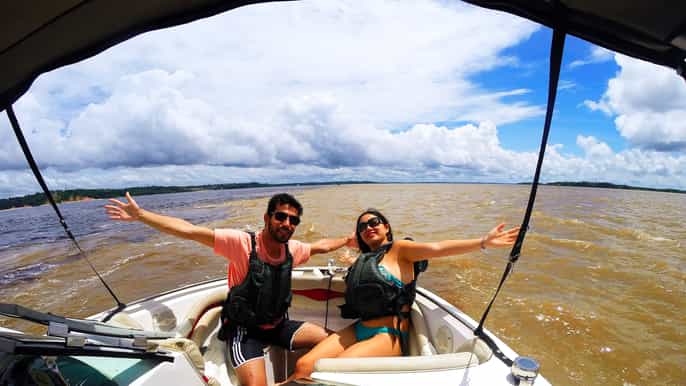 manaus tour in motoscafo del rio delle amazzoni per piccoli gruppi con pranzo