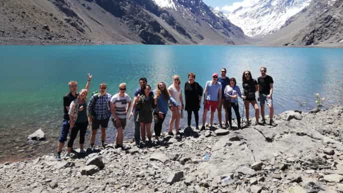 from santiago portillo inca lagoon and san esteban vineyard